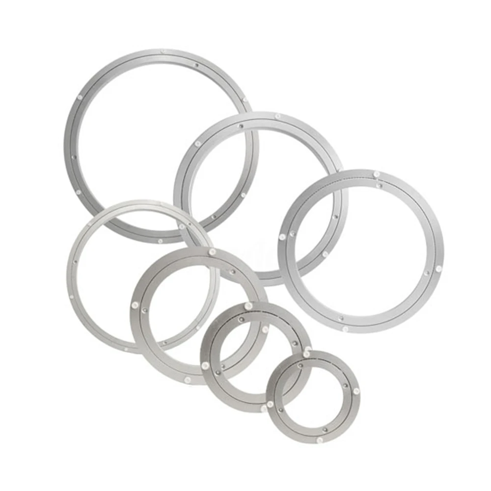 300 мм 12-дюймовые стандартные алюминиевые подшипники поворотного стола Susan для использования на выставочных башнях, мебели и многое другое