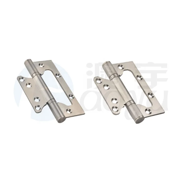 Stainless Steel 304 4x3 Inches Door Hinge 3mm Thick Ball Bearing Quiet and Smooth Brushed Silver-3 Pack