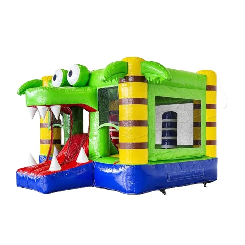 kids small mini jumping castle inflatable mini bounce crocodile