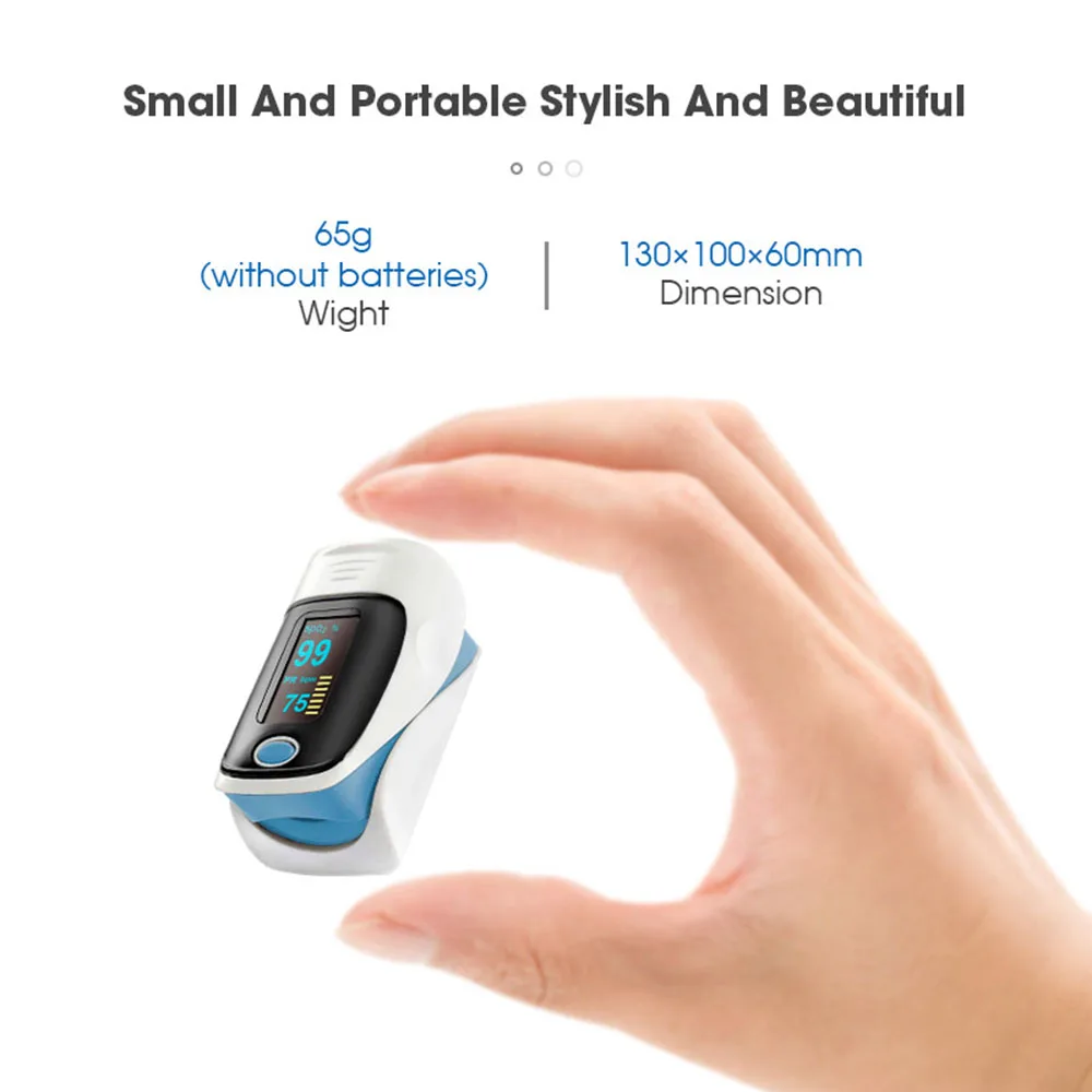 Popular blood fingertip pulse oximeter Smart Finger Pulse Oximeter-CE High Accurate Blood Oxygen Monitors