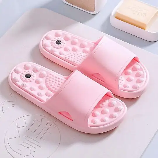 Wholesale Comfortable Health Care PVC Bathroom Aacupuncture Accupressure Foot Massage Slippers