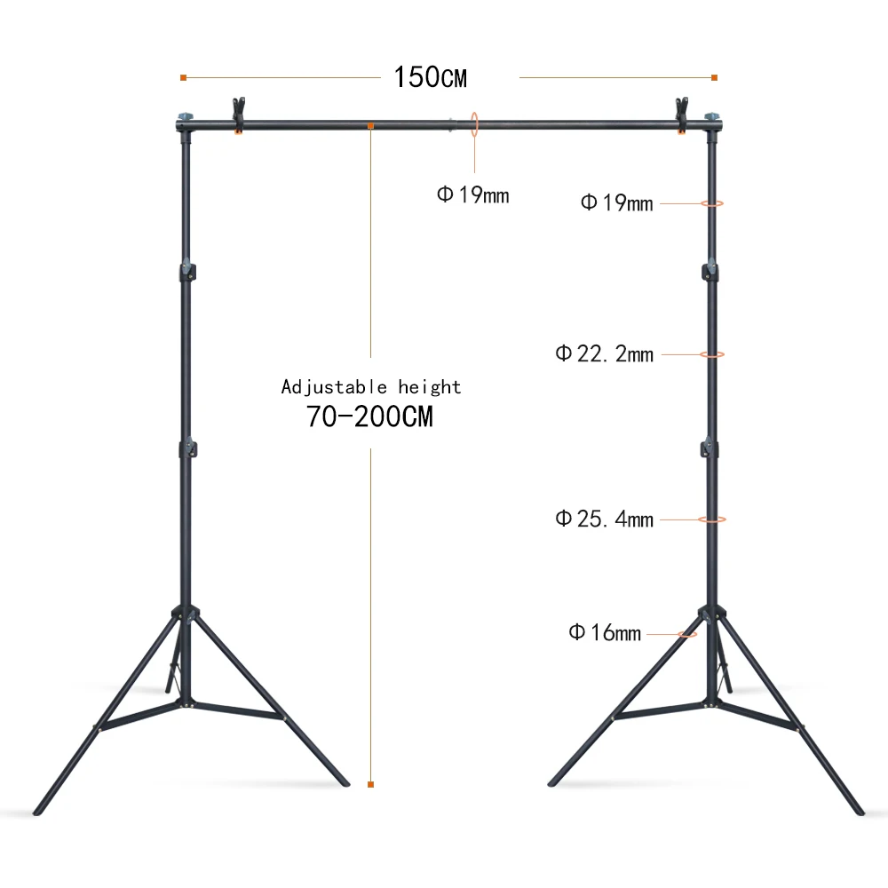 best photo backdrop stand 7x5ft backdrop stand backdrop stand double bar photo studio background support system kit