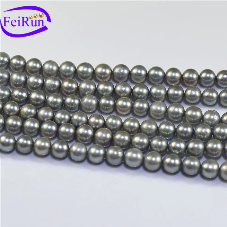 Feirun 10-11 мм круглый AA большой размер пресноводный натуральный жемчуг из Китая нить для женщин ювелирные изделия