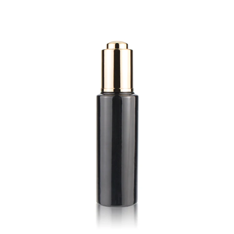 Custom essential oil bottle dropper aluminium bottle cosmetics glass bottle for essential oil