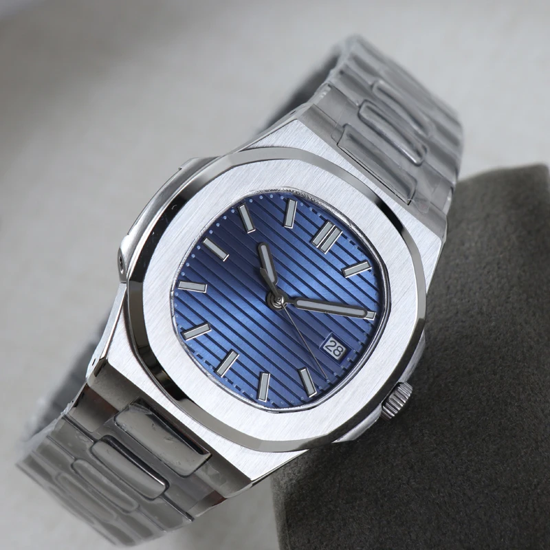 Minutetime No DIY logo Watch Automatic Movement NH35 Watch Mechanical Watches For MEN Luxury Strap NH35 Sterile Dial Waterproof