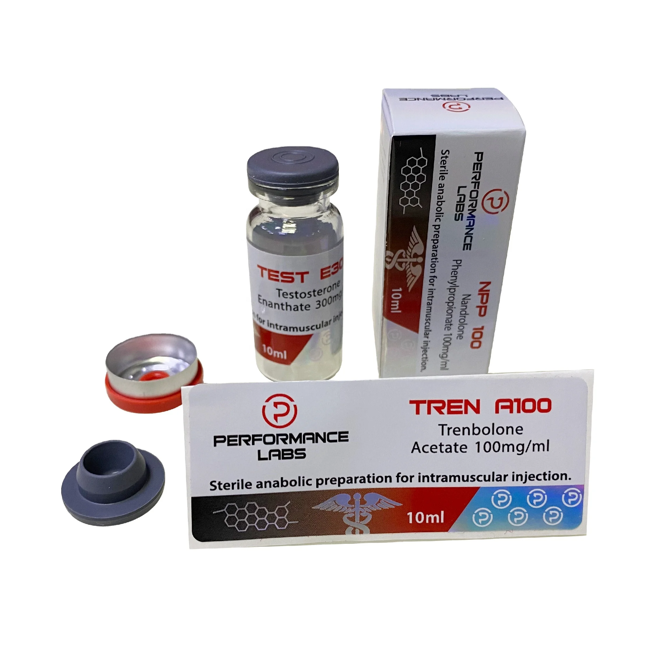 custom 10ml hologram steroid vial box label