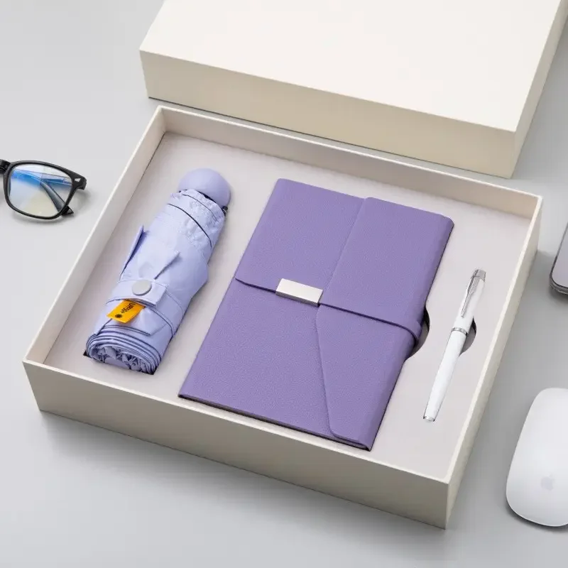 Рекламный бизнес-набор лидер продаж индивидуальный логотип рекламные подарки маркетинговые продукты корпоративный блокнот деловой подарочный набор