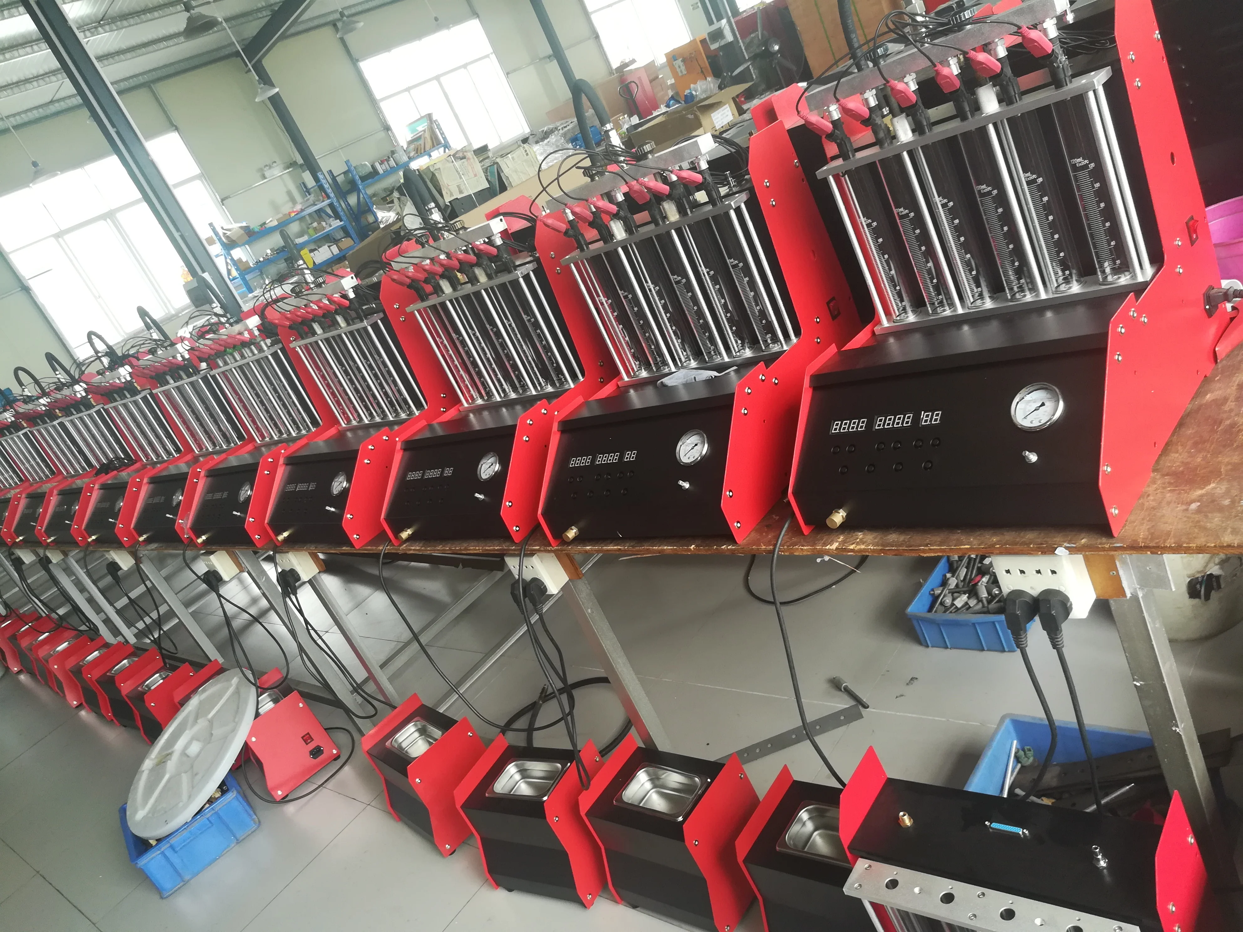 Машина для тестирования и очистки топливного инжектора