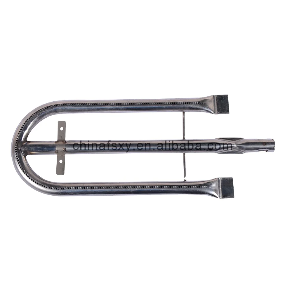 SUS 304 2024 u style shape stainless steel barbecue stove replacement gas burner