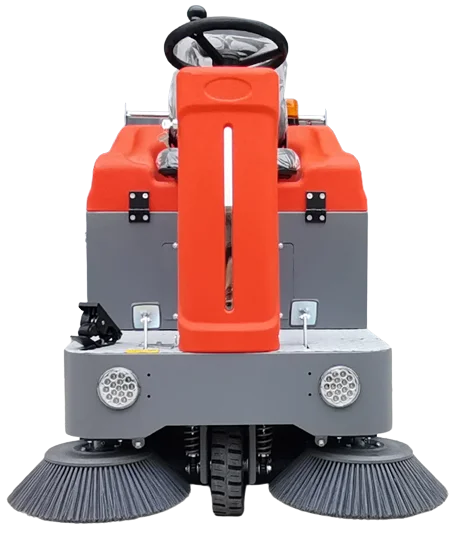 The latest high-efficiency road cleaning artificial grass sweeper large shopping mall road cleaning driving road sweeper