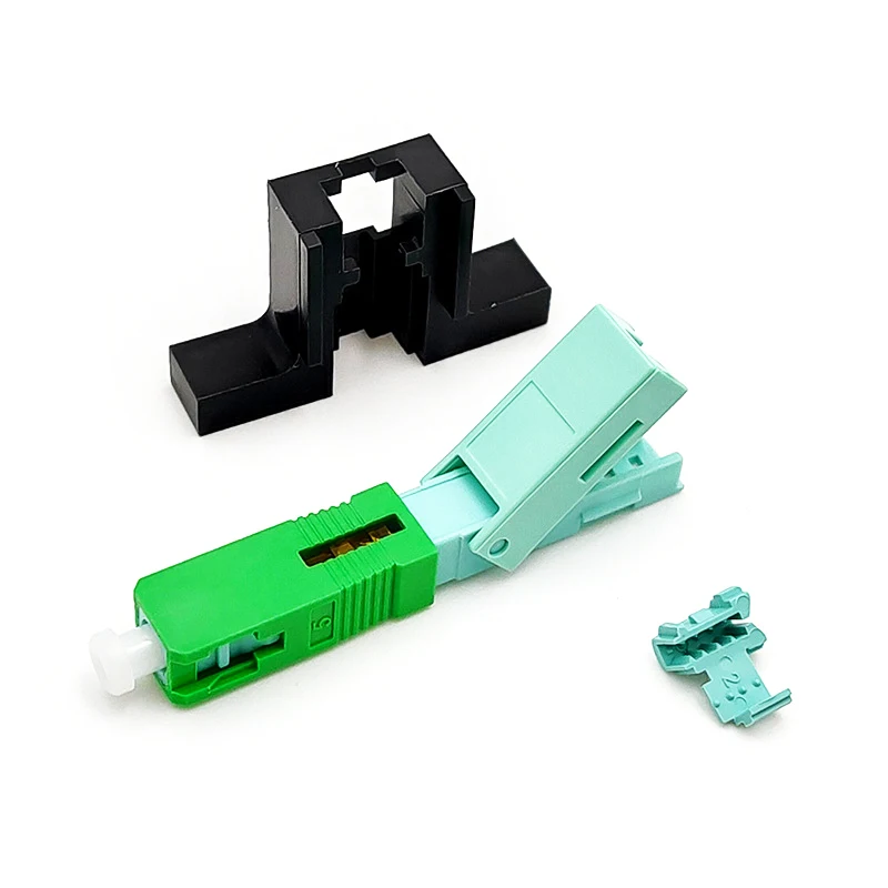 Fiber Optical Embedded Quick Assembly Fusion SC APC Fast Connector