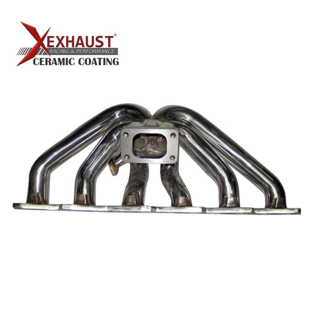 Ceramic coating  exhaust pipes exhaust manifold exhaust headers for nissan silvia S13 S14 Skyline GTS-T RB30DET T3 TURBO