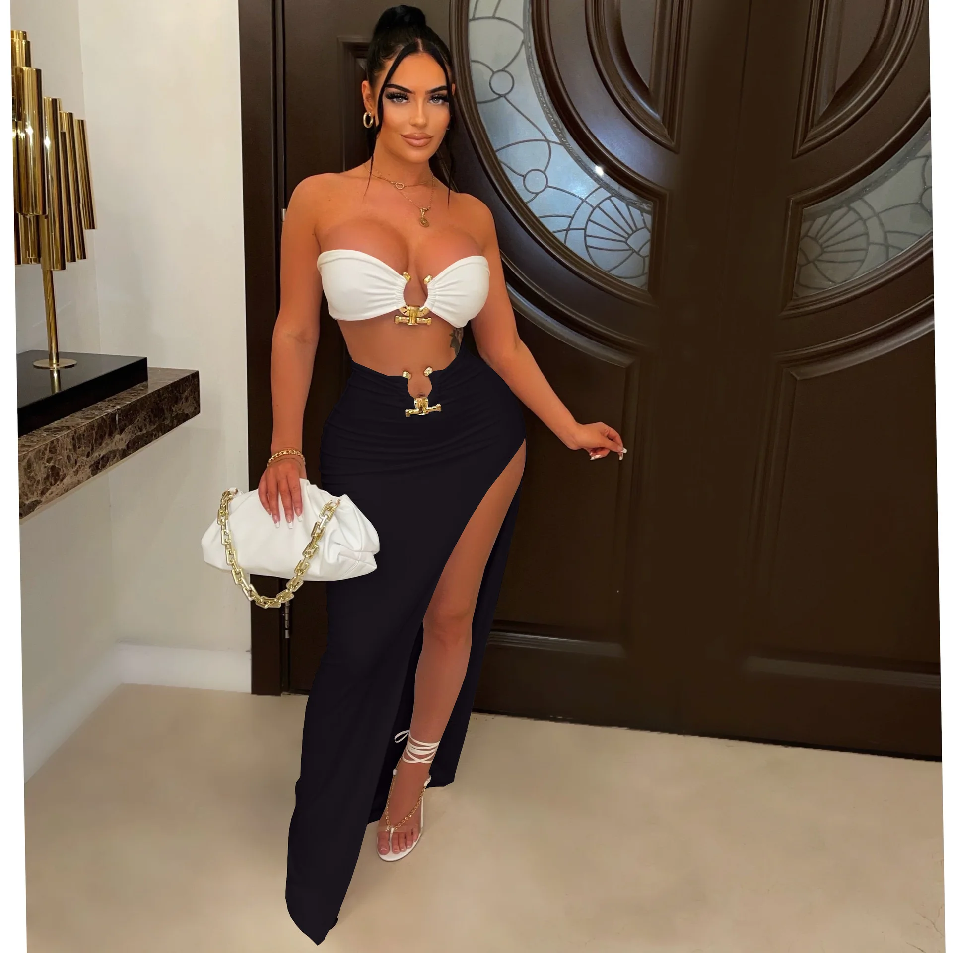 2022 Women Clothes Summer Designer Two Piece Dresses Set Clothing Plus Size Skirt Sets Luxury Dresses 2 Piece Sets Outfits
