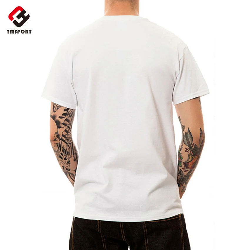 High Quality Custom Printing tshirt Blank 100% Combed Cotton Men T shirt Wholesale plain In Bulk T shirts for mens