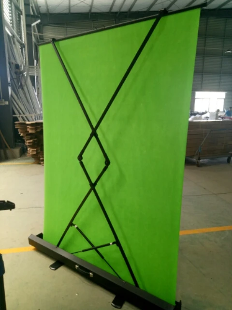 Floor Up  Background Green 150x200cm  Pull Stand Green Screen for live show