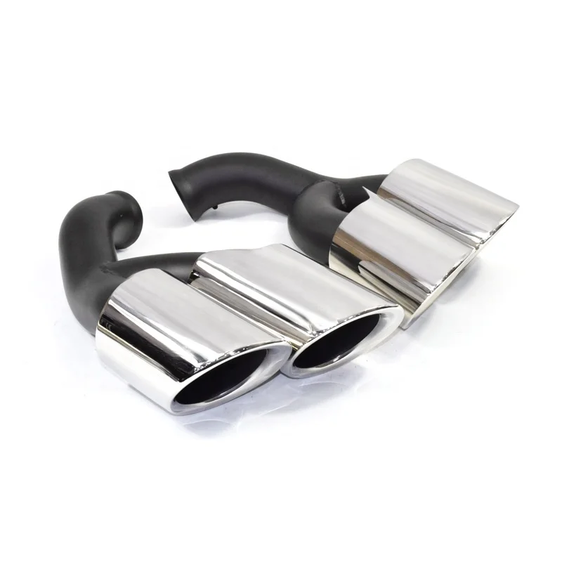 SYPES high quality GTS type exhaust muffler tip modified  for porsche 2015-17 years Cayenne original changed four tip