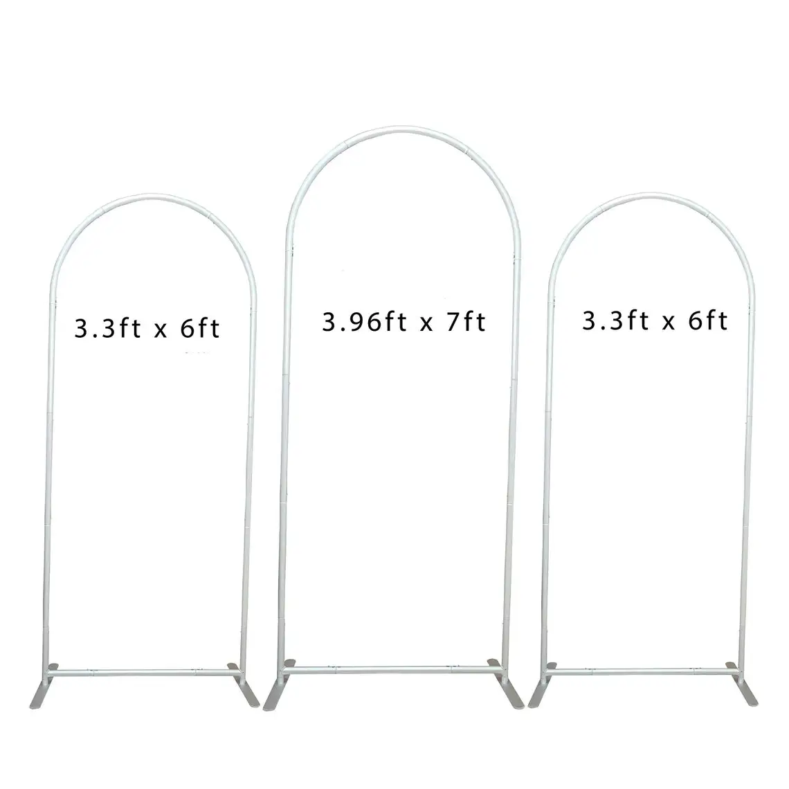 Nude Arched Metal Frame Backdrop Stand Pillow Case Cover Wedding Stage Backdrop