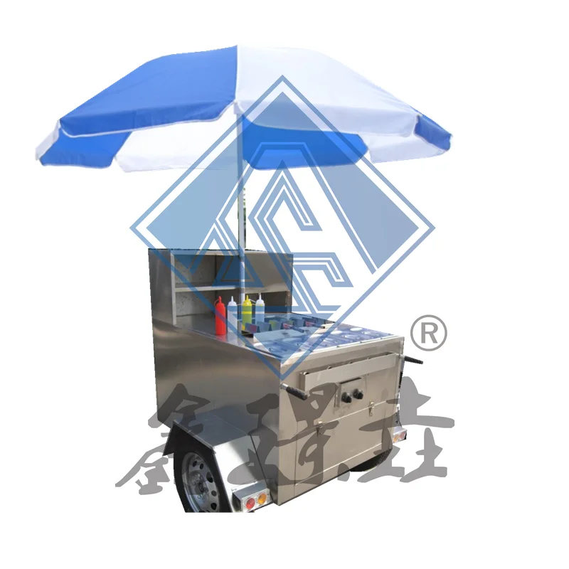 Mobile Stall Truck Dining Car Street Stall Night Market Handcart Customized Two Wheeled Snack Truck