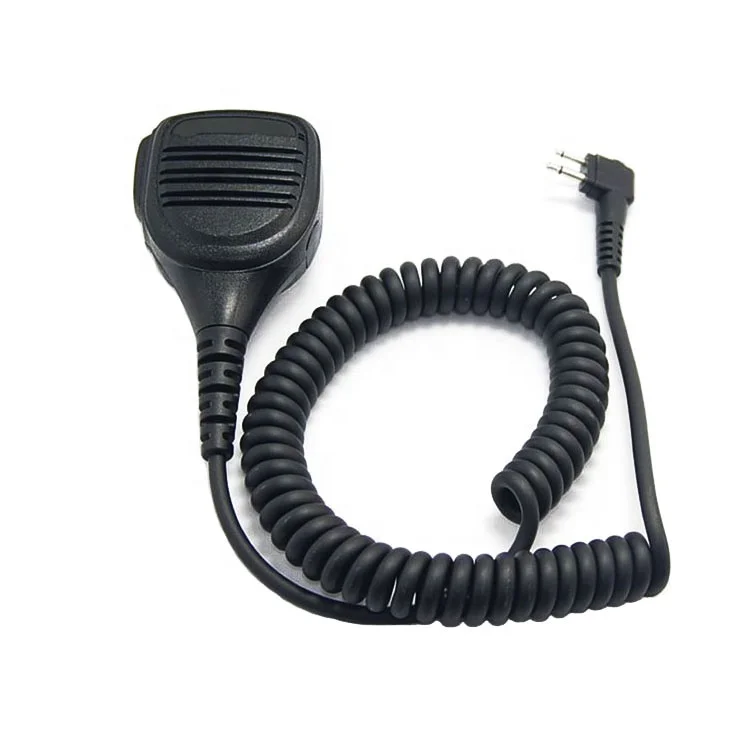Walkie talkie earpiece shoulder speaker IP54 rating waterproof microphone for Kenwood TK380 TK390 TK480