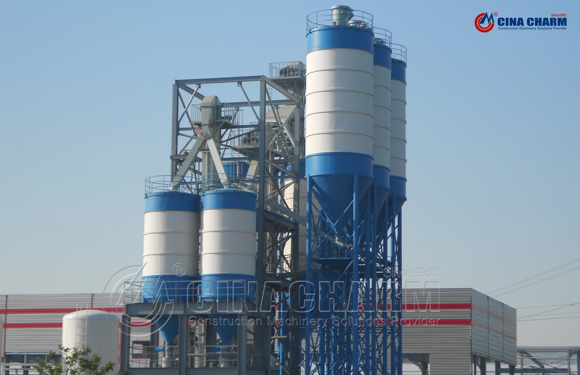 Professional 30T dry mortar mixing line dry mortar mixing machine dry mortar mixing plant with high output To improve efficiency