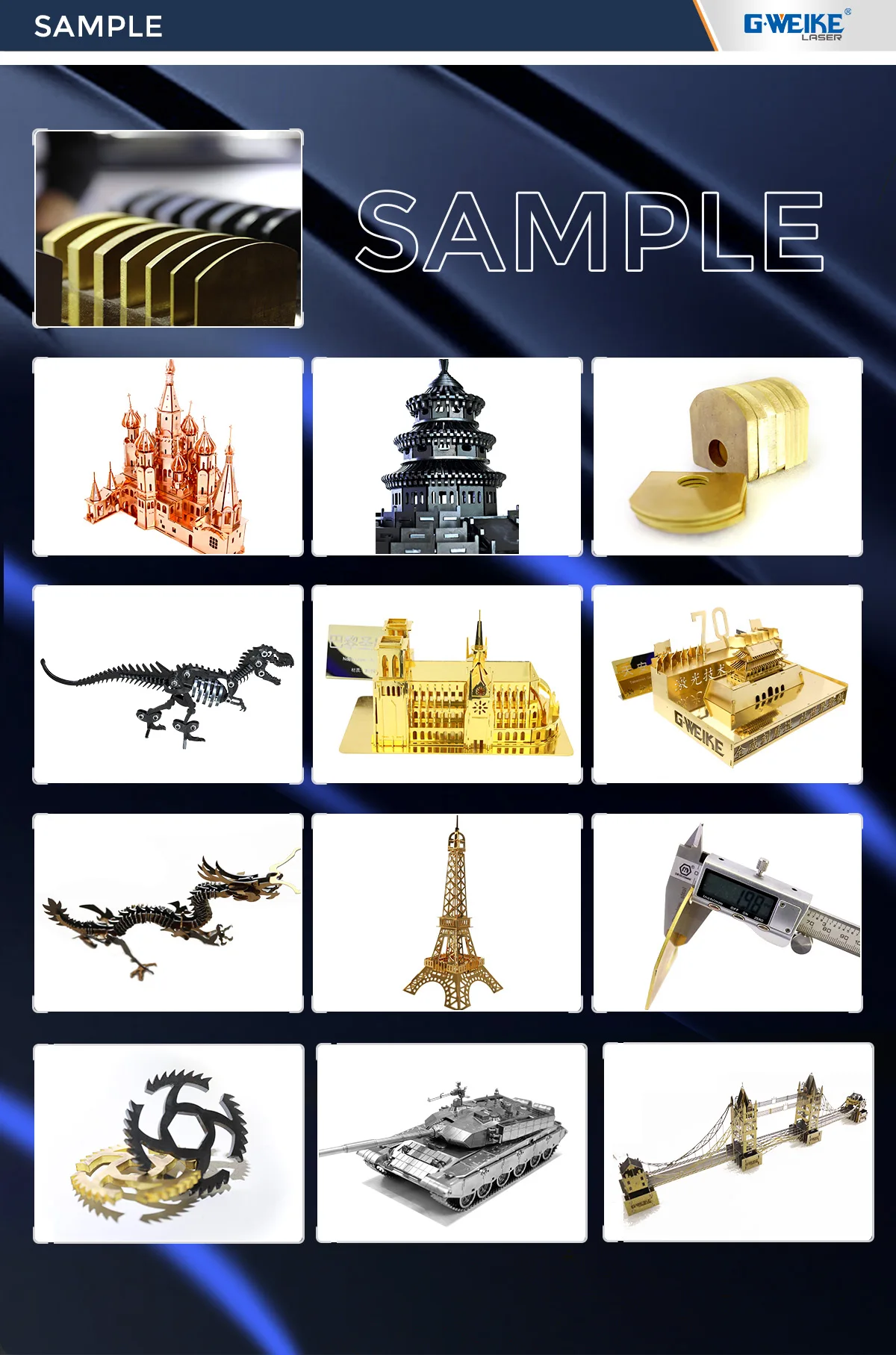 Gweike factory supply  fiber laser machine carbon steel Fiber Laser Cutting Machine 1500W 2000w 3000w