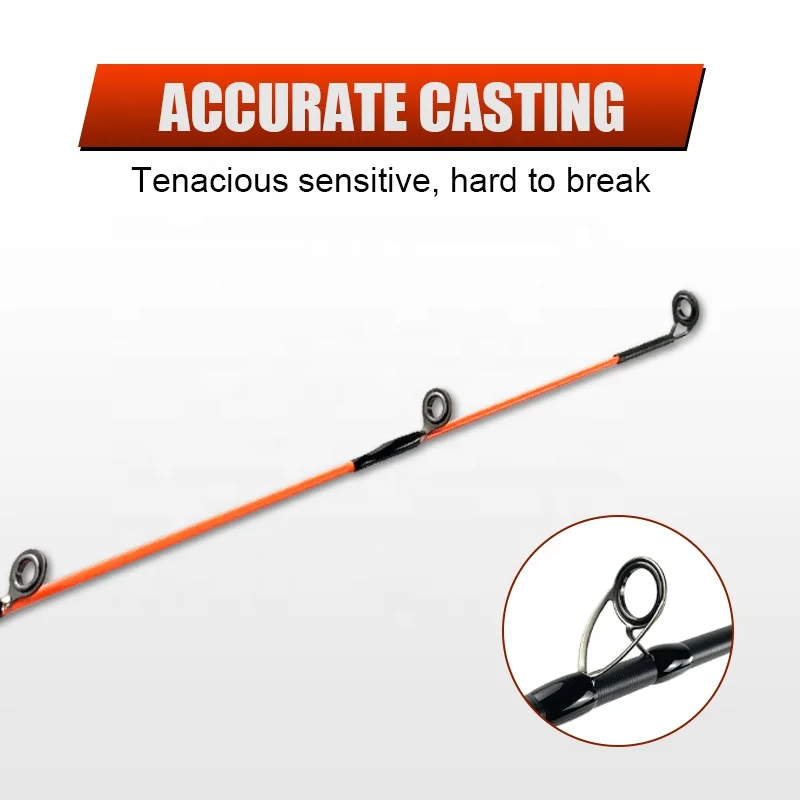 Tackle Factory Wholesale Carbon Spinning Fishing Rod Japan FUJI Reel Seat Sea Guide Fishing Accessories Boat Fishing Feeder Rod