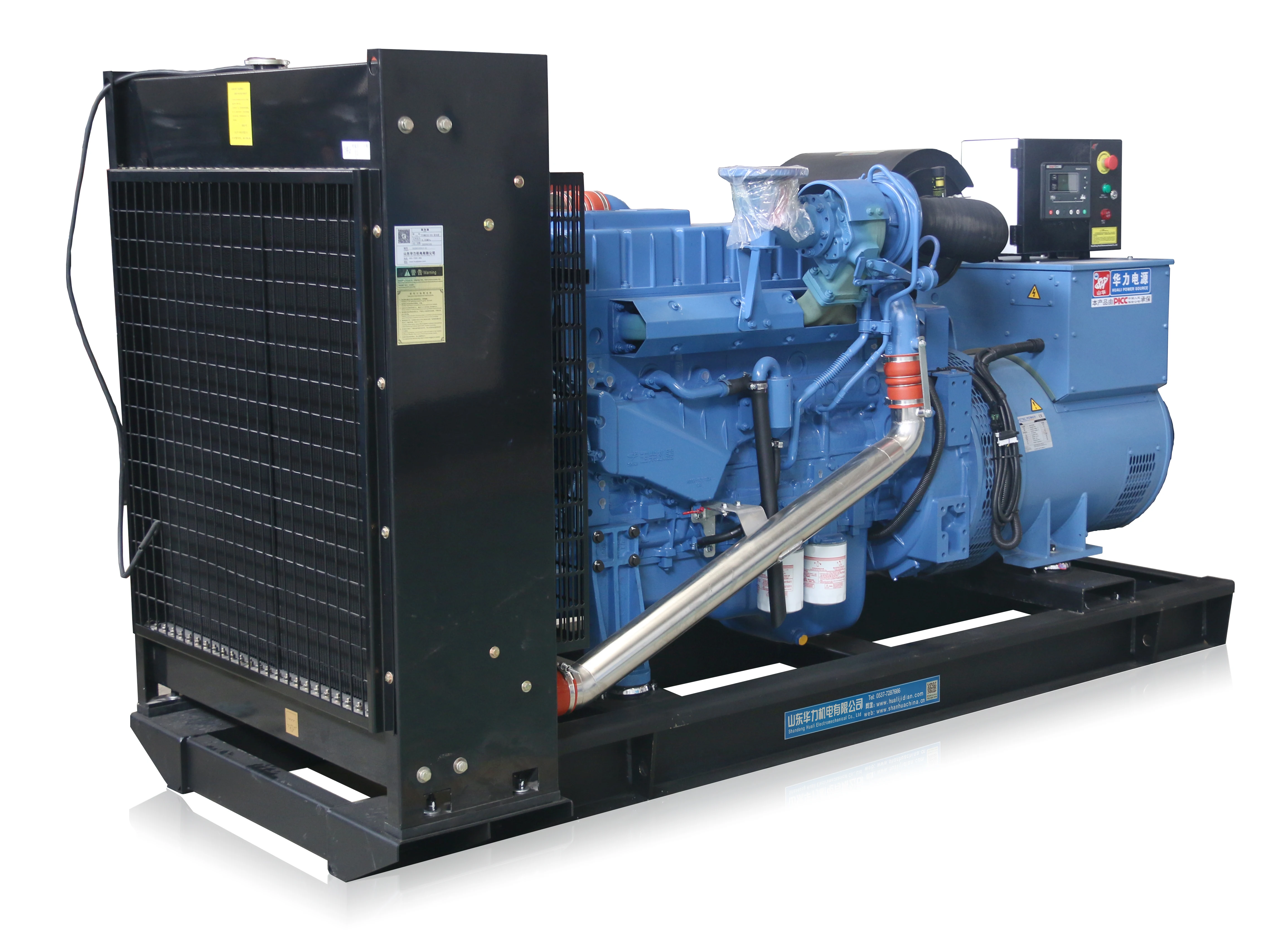 The hotel standby low fuel consumption diesel generator set 160KW Guangxi Yuchai with Wuxi Stanford motor