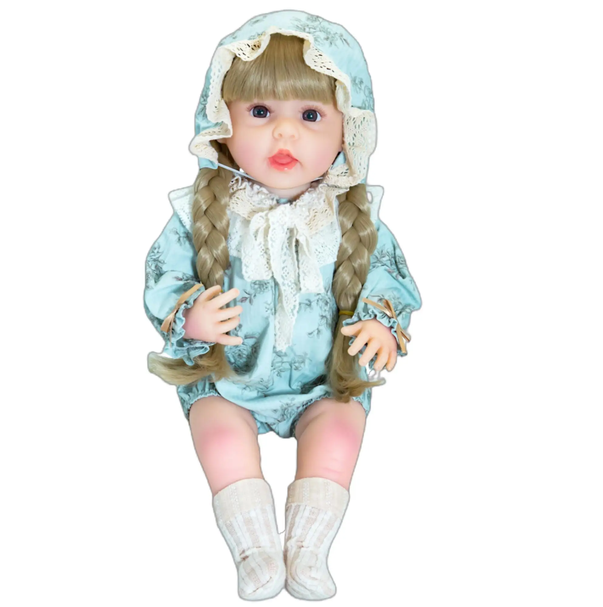 Realistic Hot Selling Baby Girl Reborn Baby Doll  Cheap Vinyl Reborn Doll Similar To Human Doll