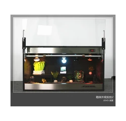 Custom size breathable Wi-Fi link smart fashion silver PVC reptile glass container cage