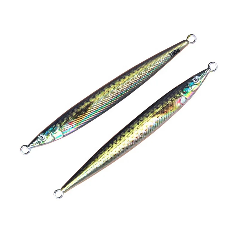 2022 New 150g 180g 3D Printing Lifelike Artificial Wholesale Slow Jigging Lure Metal Jig