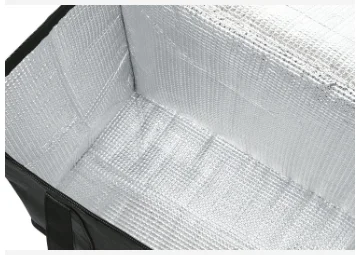 Eco Sturdy Zipper Lunch Cooler Bag Reusable and Sustainable Cooler Bag Thermal For Food Transport Durable Custom Cooler Bags