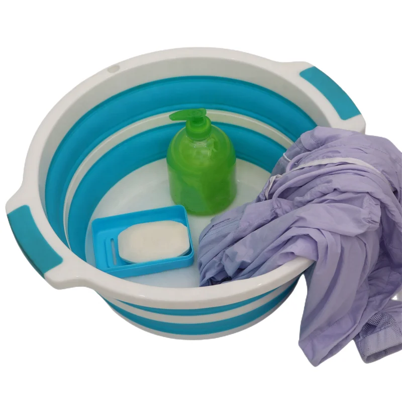 10L  Collapsible Camp Wash Basin Water Storage Collapsible basin for Travel  Washing Camping Fishing Outdoor