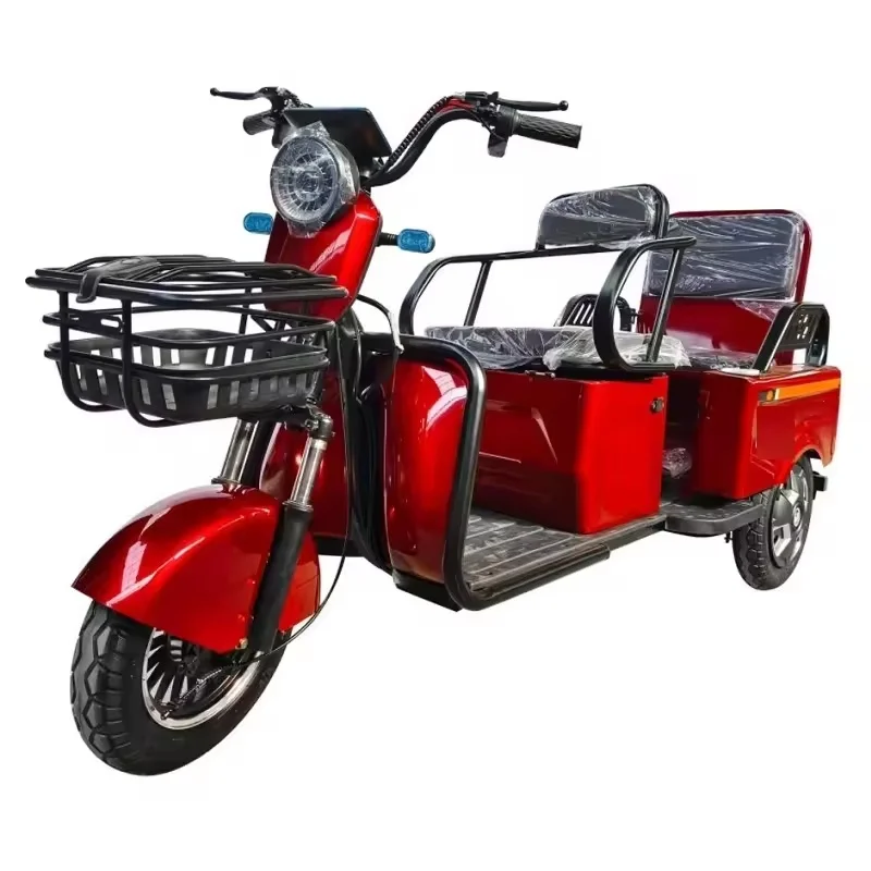 Custom colors cargo electric trike China fat tire electric scooter modern style electric adult tricycle