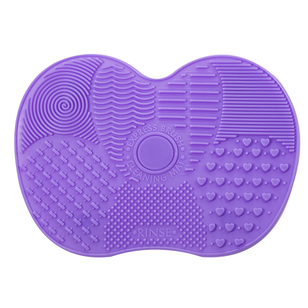 
Mini Hot Selling Customized Soft Silicon Cleaner Mat Makeup Brush Cleaning Pad 