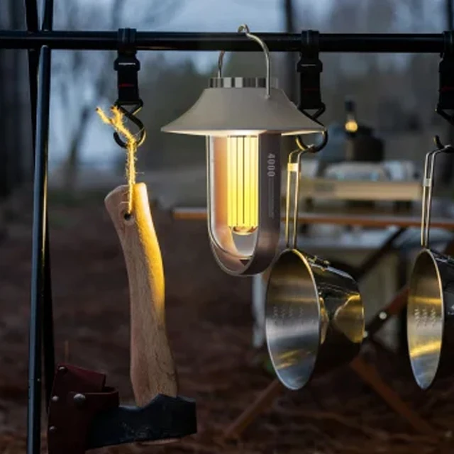 Camping Lantern Rechargeable Battery Powered Type-C LED Lantern 3 Light Modes Waterproof Camping Light