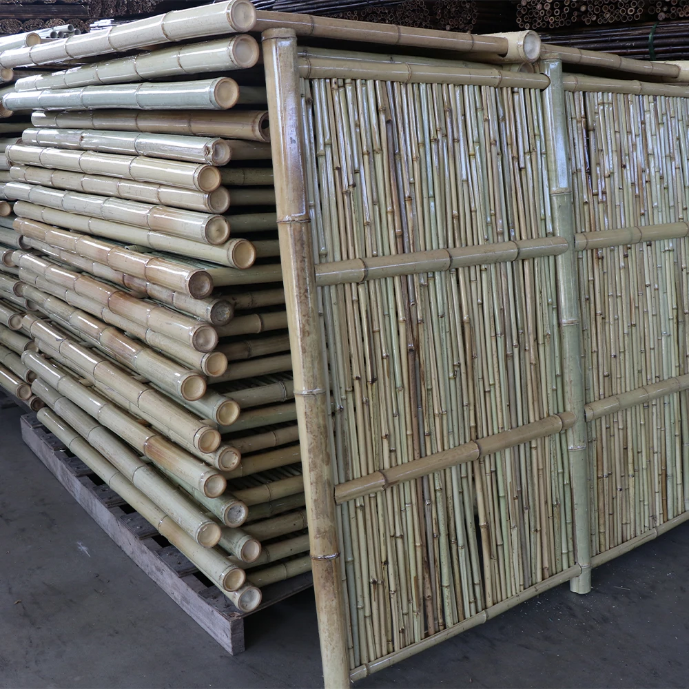 Wholesale price farm fence yard decoration waterproof bamboo garden fence design