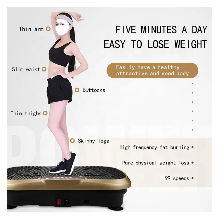 
2022 new arrivals whole body ultrasonic vibration plate bodybuilding and body shaping exercise machine 