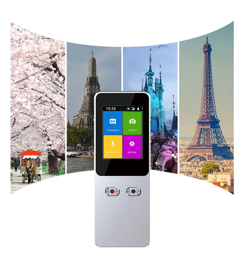 T9+ Portable Real Time Smart 137 Language Translation Device With Camera-translation For Business Meeting Languages Translator