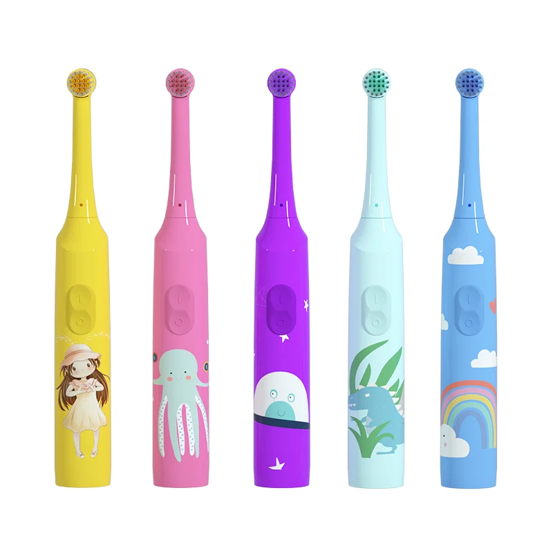 Children Electric Toothbrush Cartoon Sonic Shock Children Kids Adult Home Cute Soft Hair Waterproof Cartoon Electric Toothbrush