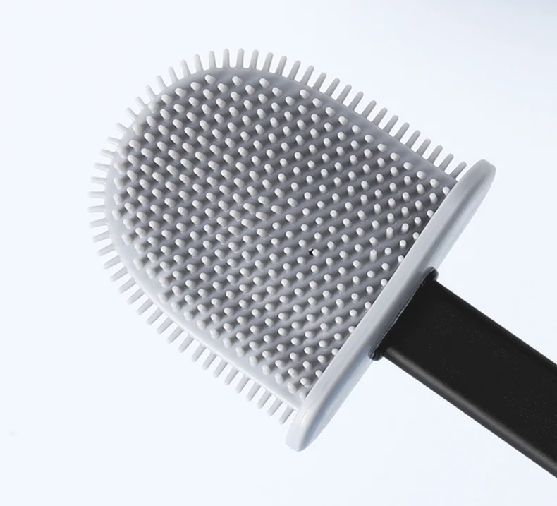 Durable Silicone For Bathroom Cleaning Silicone Toilet Brush Tpr Toliet Brush Silicone Toilet Brush With Holder on sale