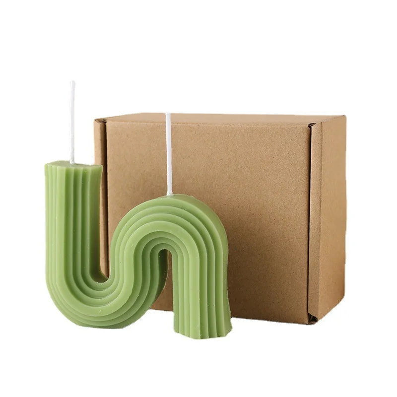 Wholesale Private Label Multi Scented Aromatherapy Wax S Shape Gift Scented Candles