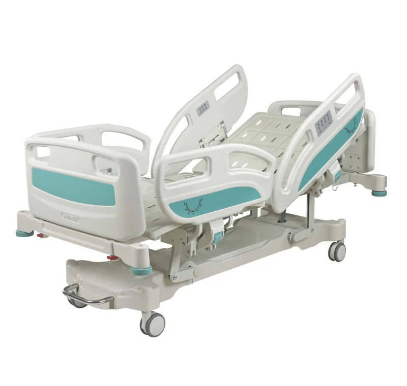Best-selling 5 function electric hospital bed with remote ICU CCU patient medical bed for sale