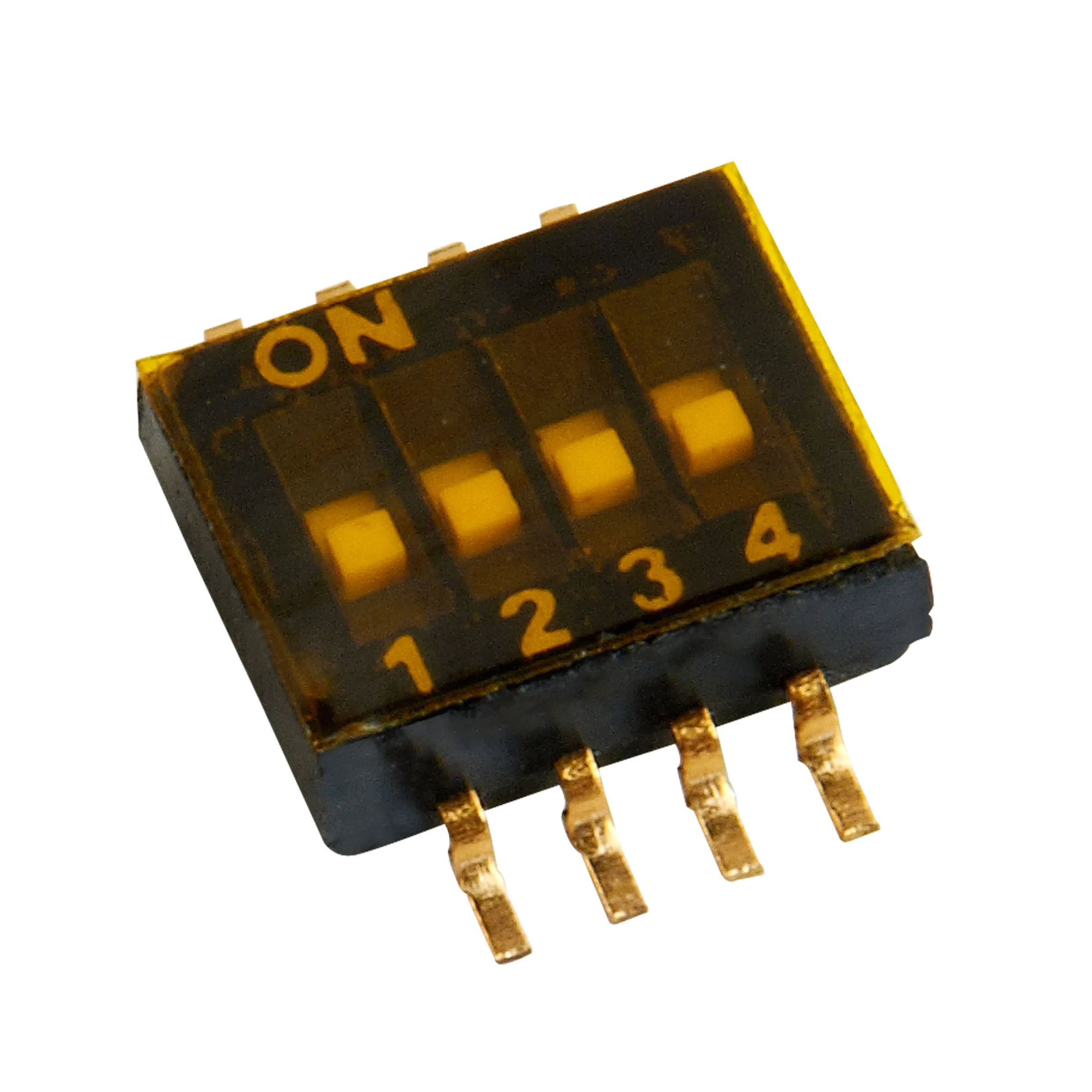 DIP SWITCH 2/4/6/8 position single pole single throw  Black 1.27mm SMD SWITCHslide type dip switch