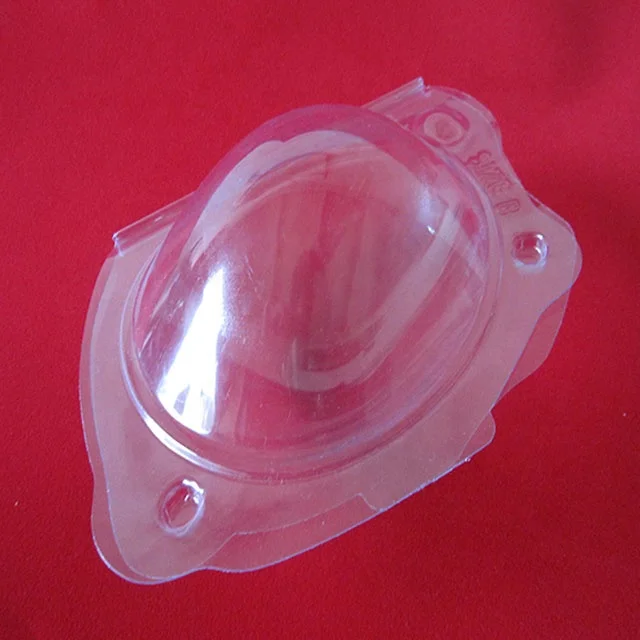 Custom clear clamshell plastic packing box for silicone bra