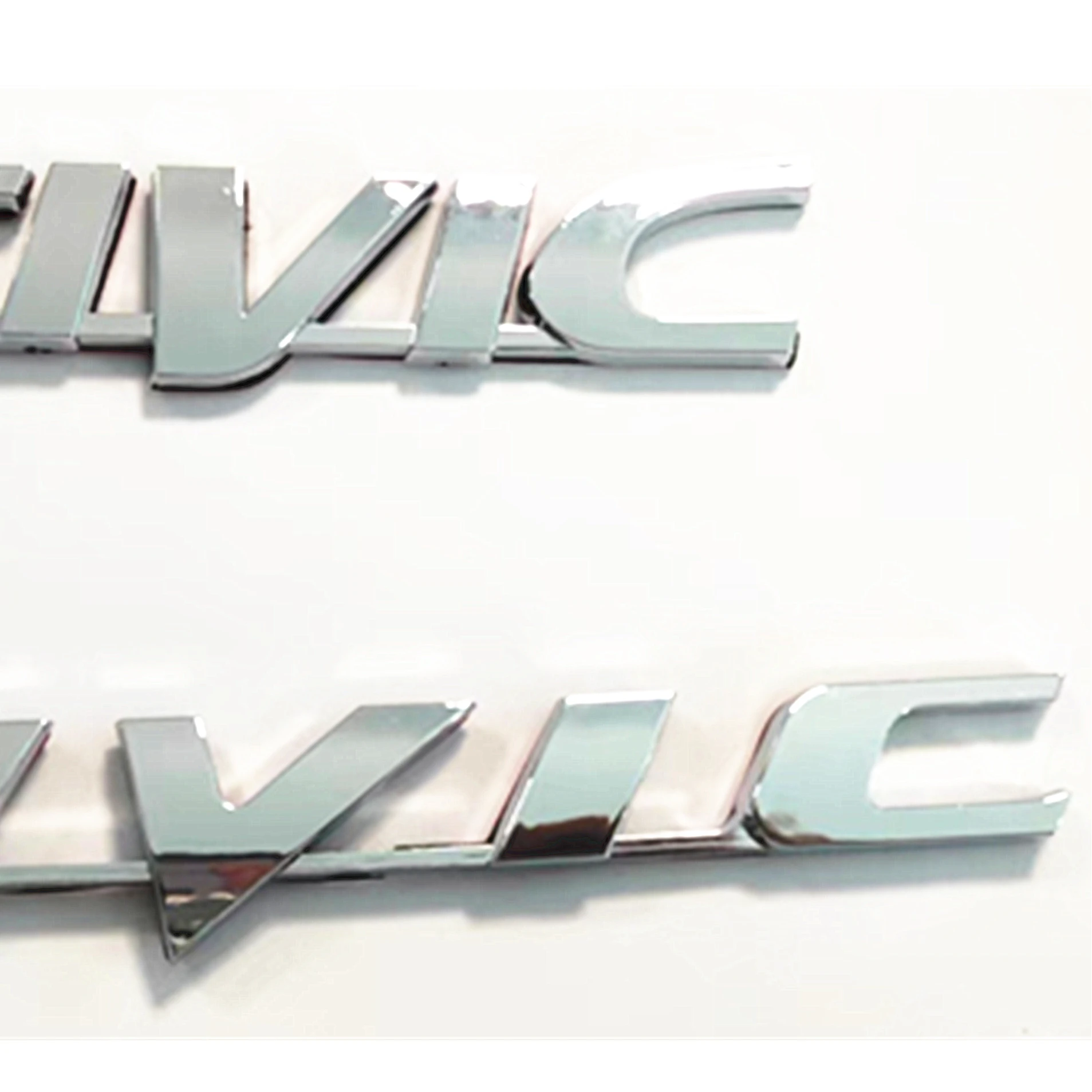 ABS Car Stickers Chrome Car Brand Name Body Sticker Badge Plastic Badges Car Logo Emblem