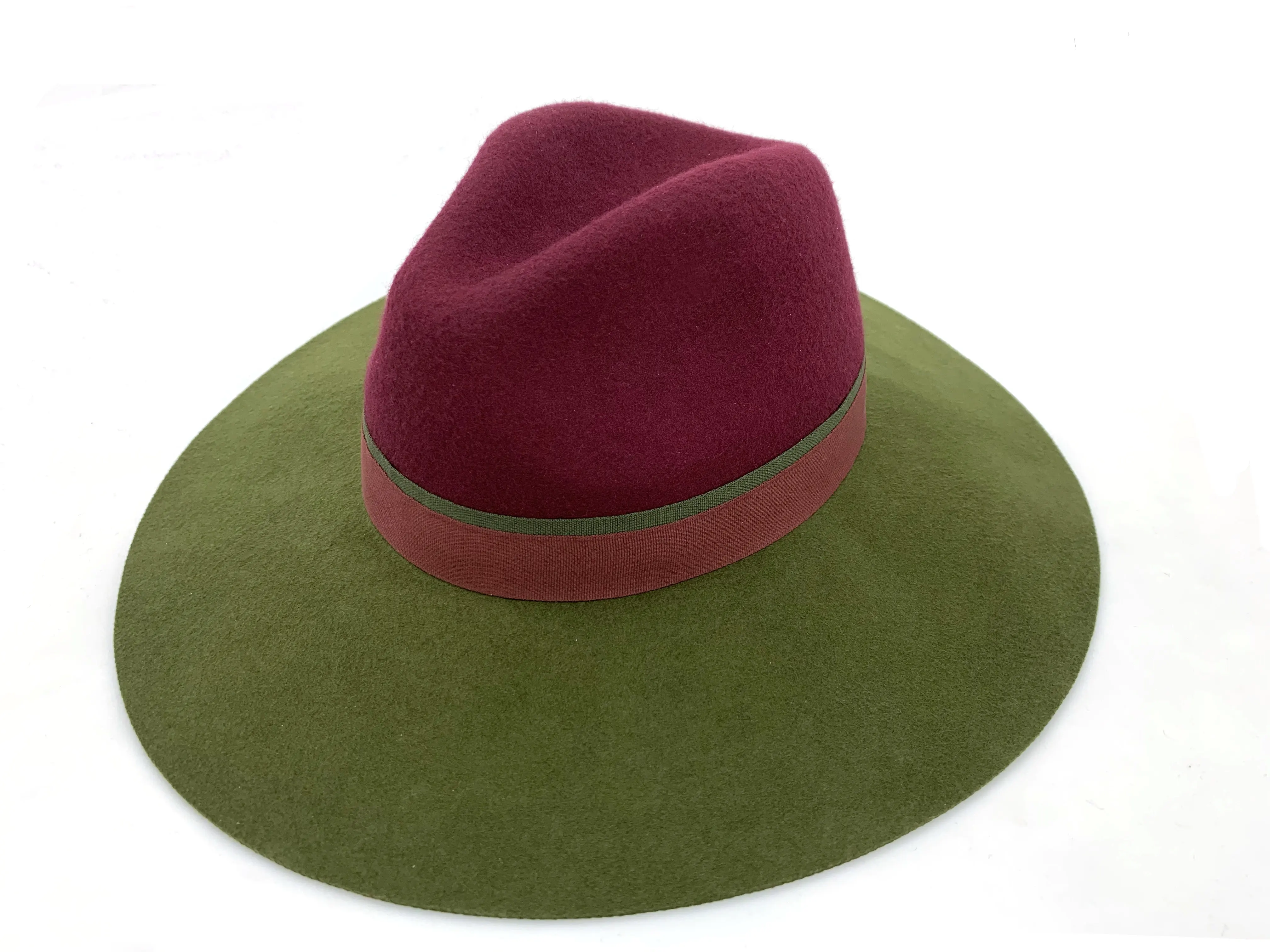 
2018 Fashion Wool Felt Men Hat Wide Brim Fedora Floppy Leather Belt Hat 