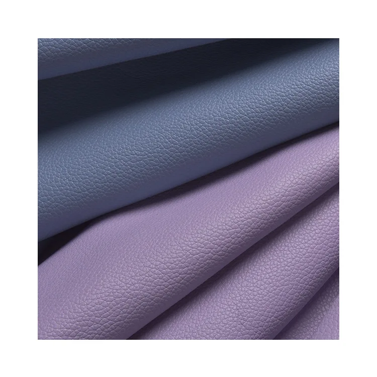 NK V301 личи Патти текстиль кожа продукция тона страусиный узор ПВХ искусственная для сумок и обуви поставка