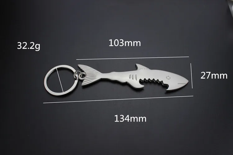 China factory sale promotional souvenir low moq shark shape metal zinc alloy keychain
