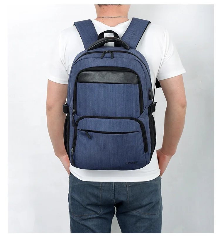Durable Waterproof Best Men School Bags Hiking Travelling Business Backpack with USB Charging Port Backpack BAG PACK