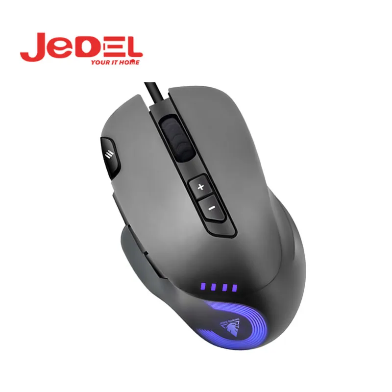 JEDEL GM1120 Wired Computer Optical Gaming  Mouse Programmable Gaming RGB Light  Mouse